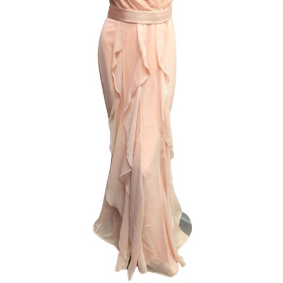 Vera Wang Size 8 V-Neck Wrapped Dress - Picture 5 of 16